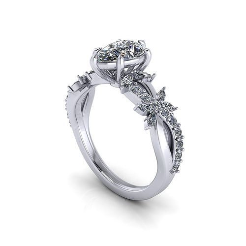 Women Diamond Fashionable R101 3D print model