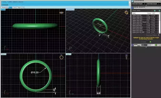 Women Engagement Ring R107