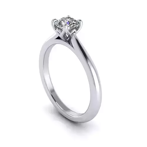 Solitaire Diamond Wedding Ring R109