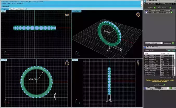Women Engagement Ring R105