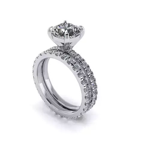Matching Diamond Wedding Ring R19