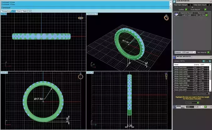 Women Diamond Engagement Ring R16