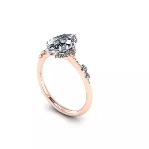 Solitaire Diamond Women Ring R207