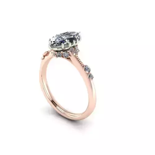 Solitaire Women Diamond Ring R205