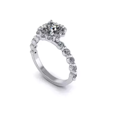 Women Diamond Engagement Ring R204