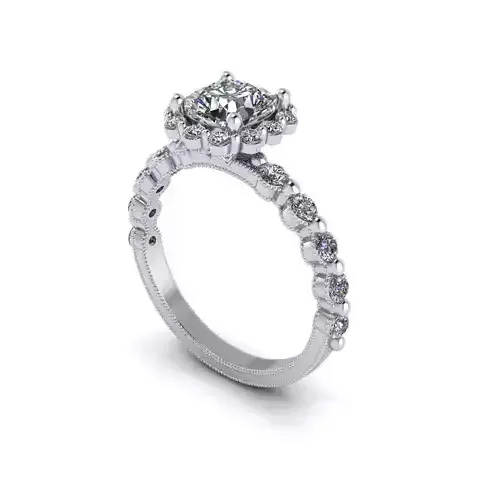 Diamond Women Engagement Ring R200