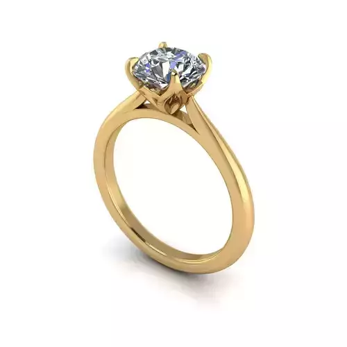Solitaire Diamond Wedding Ring R192
