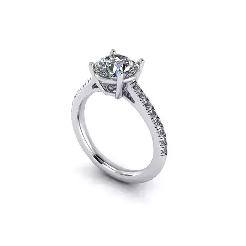 Solitaire Women Diamond Ring R180