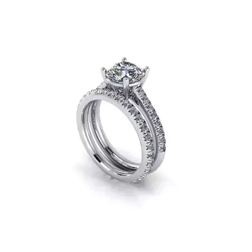 Matching Diamond Wedding Ring R176