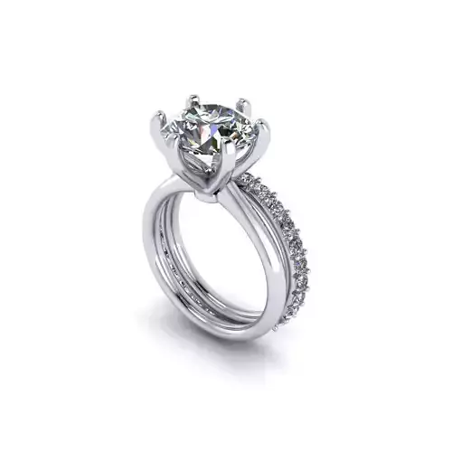 Matching Diamond Wedding Ring R70