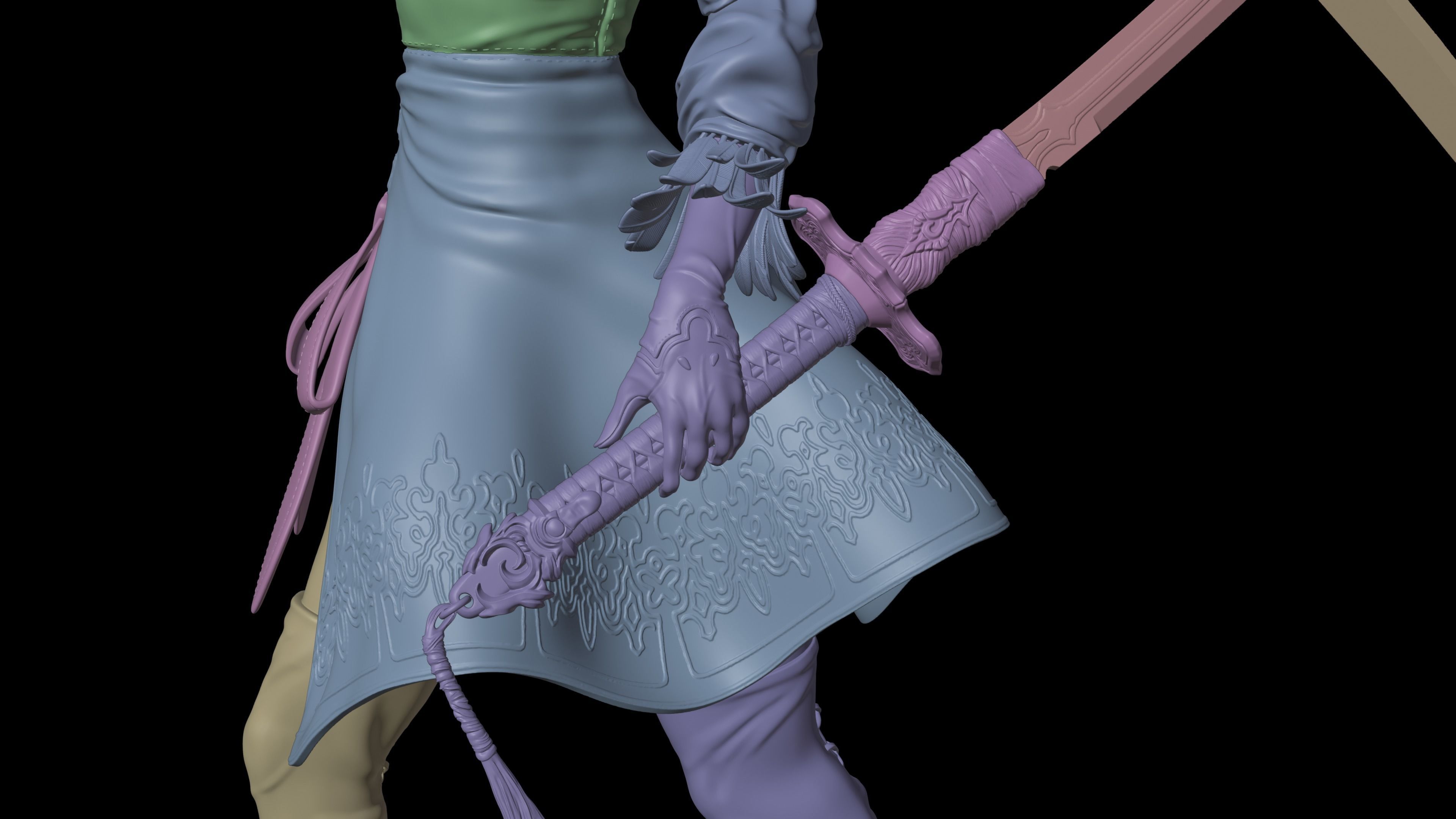 2b  Nier Automata 3D print model_19