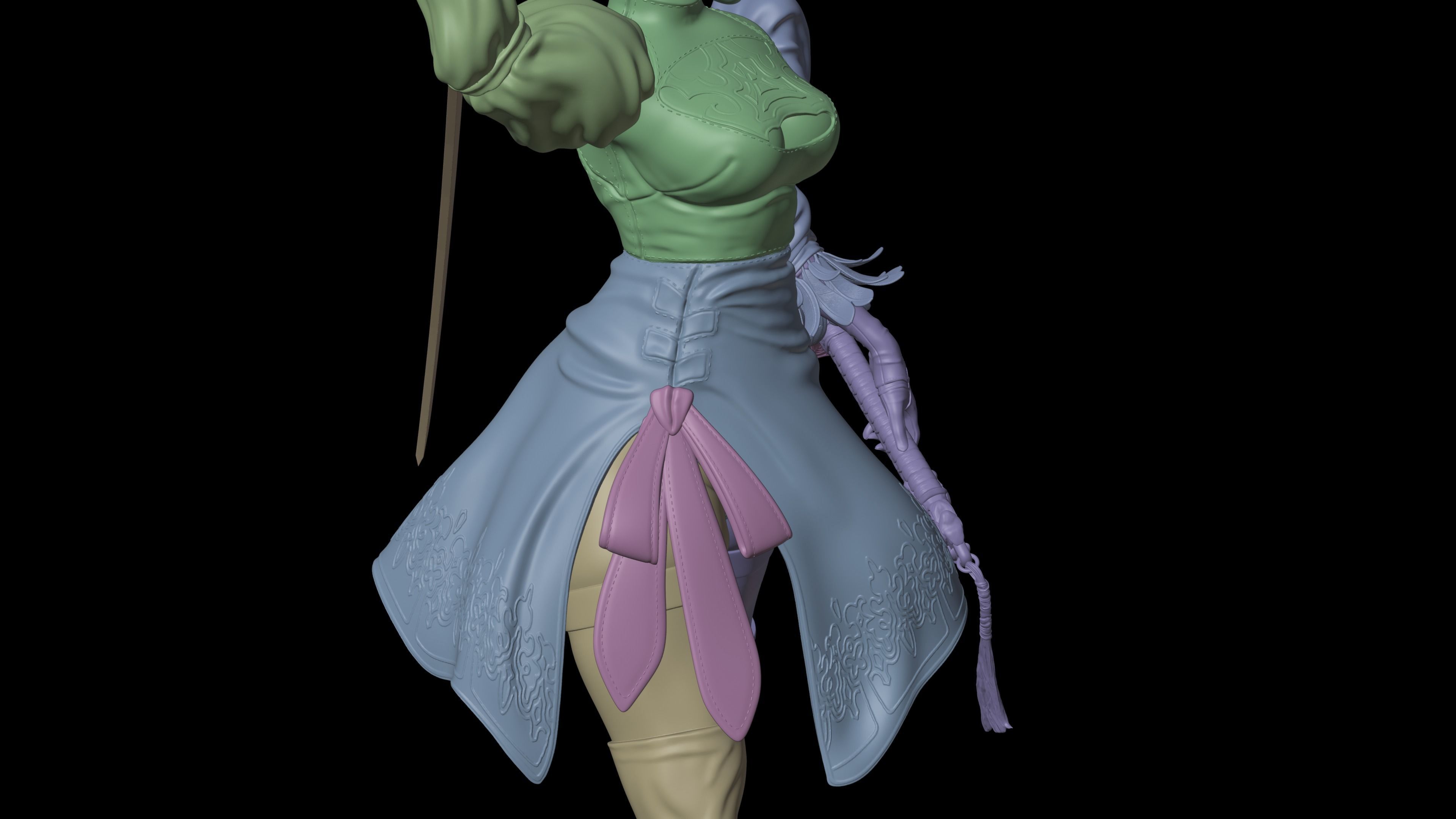 2b  Nier Automata 3D print model_21