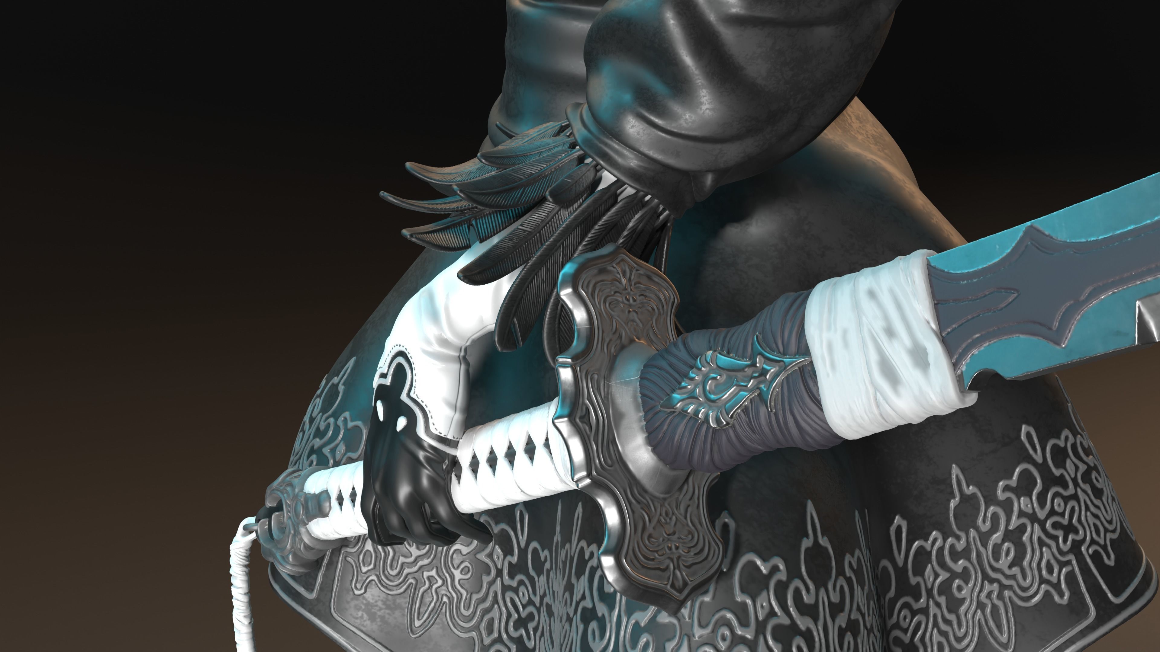 2b  Nier Automata 3D print model_9