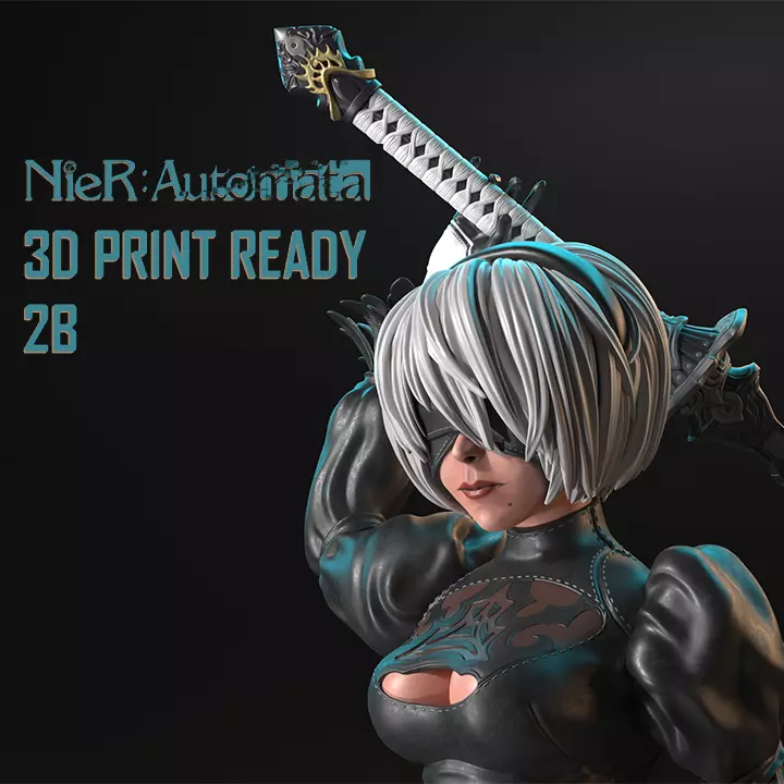 2b  Nier Automata 3D print model_0