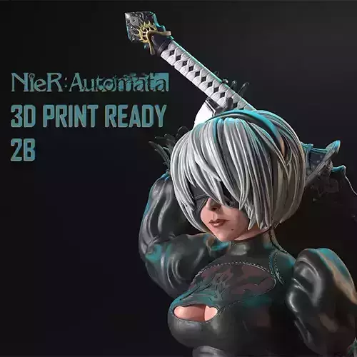 2b  Nier Automata 3D print model