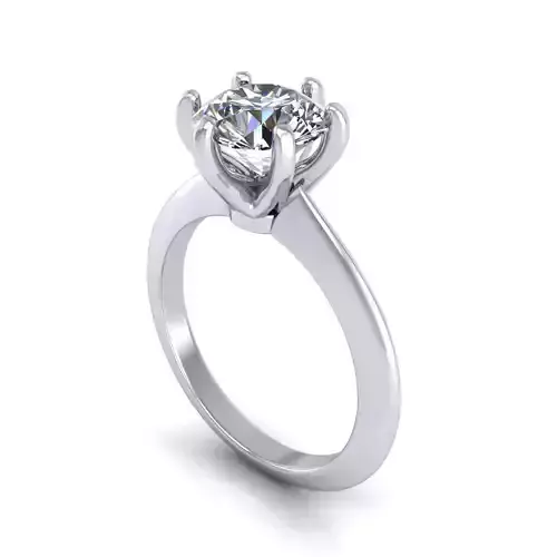 Solitaire Women Diamond Wedding Ring R220