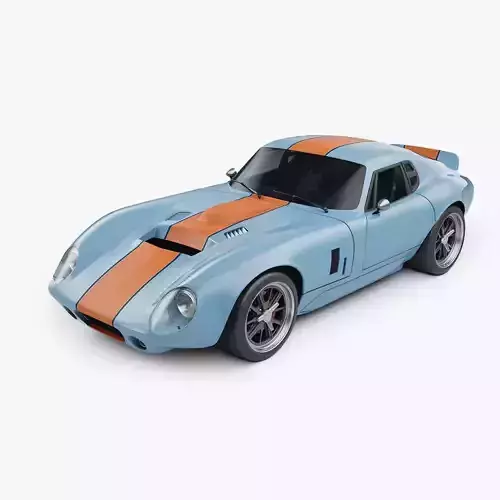 1965 Type 65 Coupe - Daytona 3D model