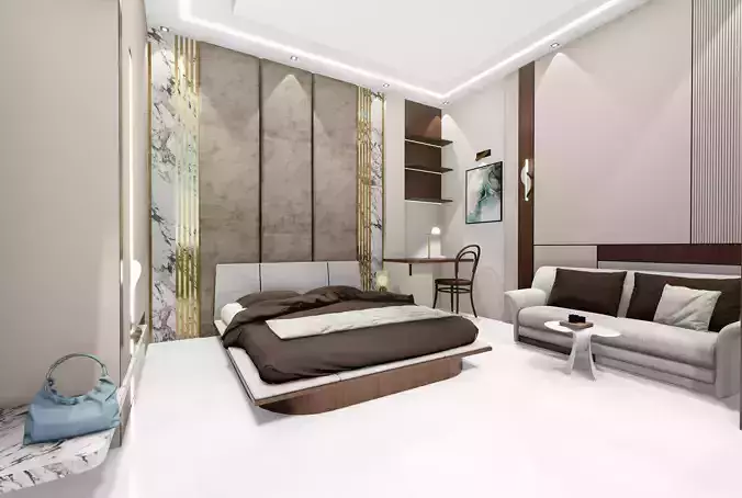 bedroom interior  3D model