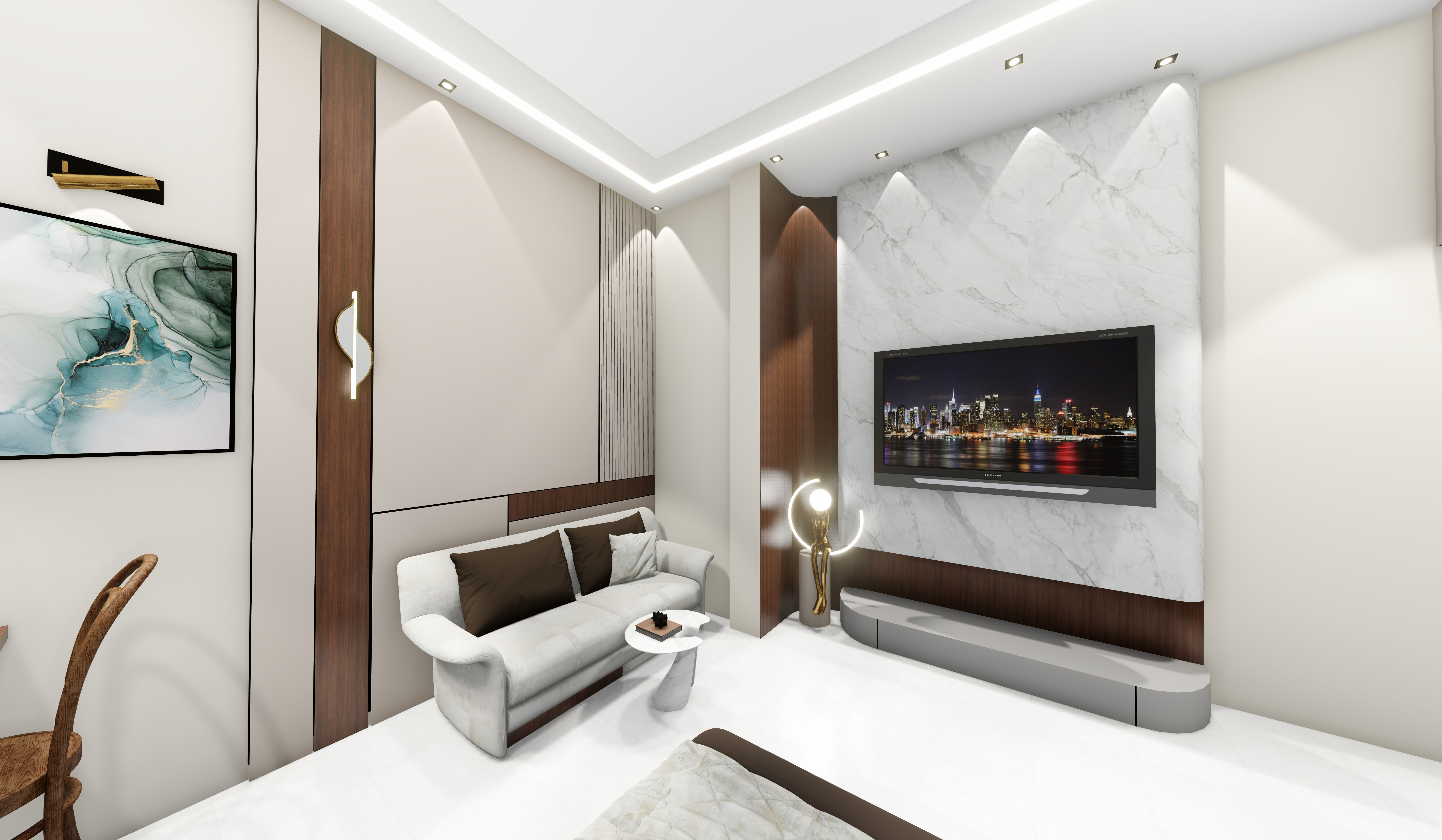 bedroom interior  3D model_3