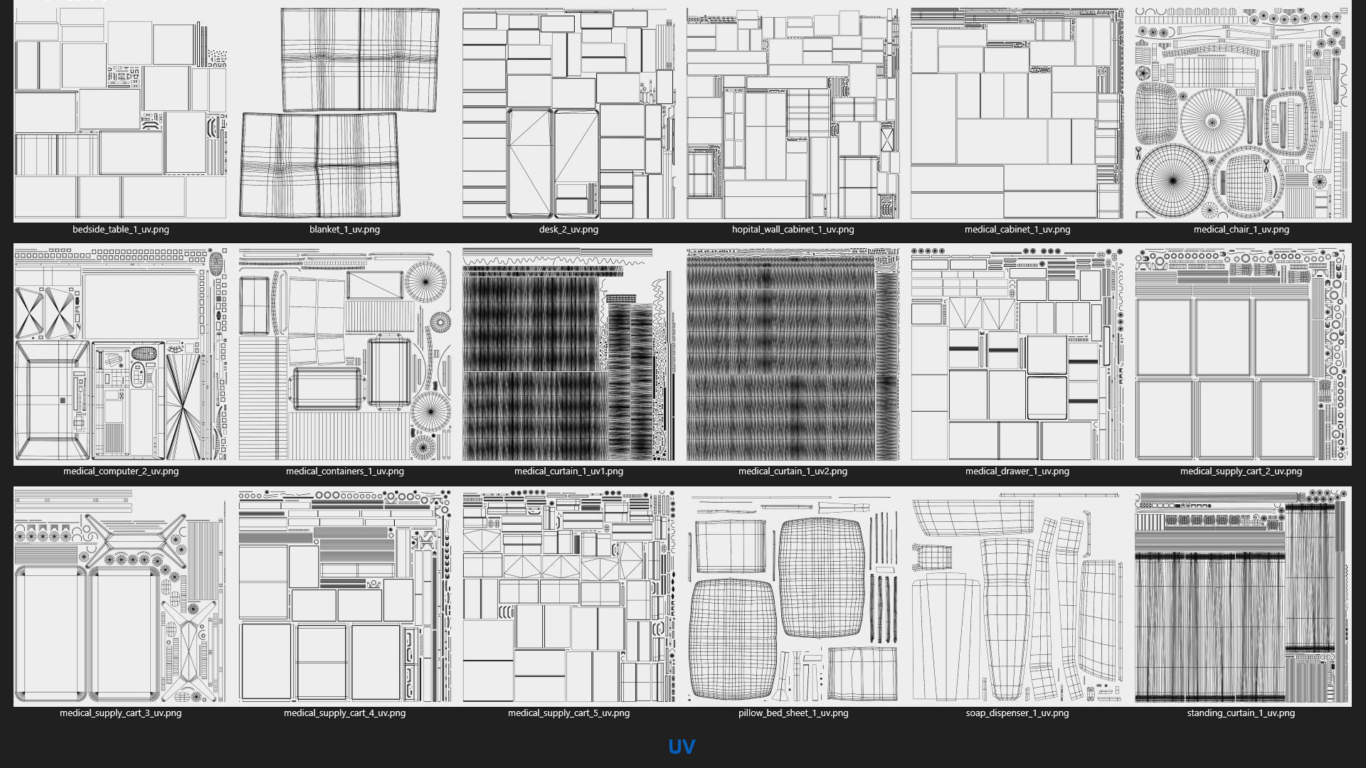 Hospital Props Mega Collection 1B _151