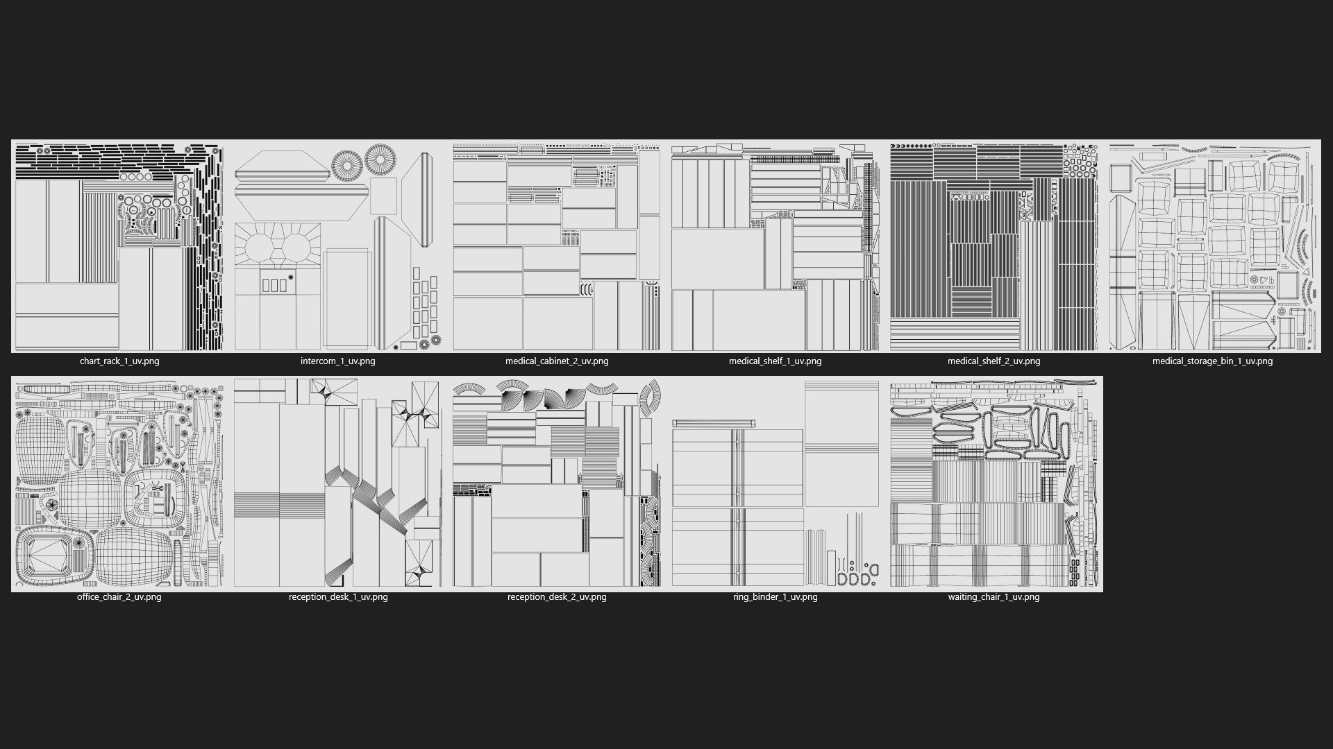 Hospital Props Mega Collection 1B _177
