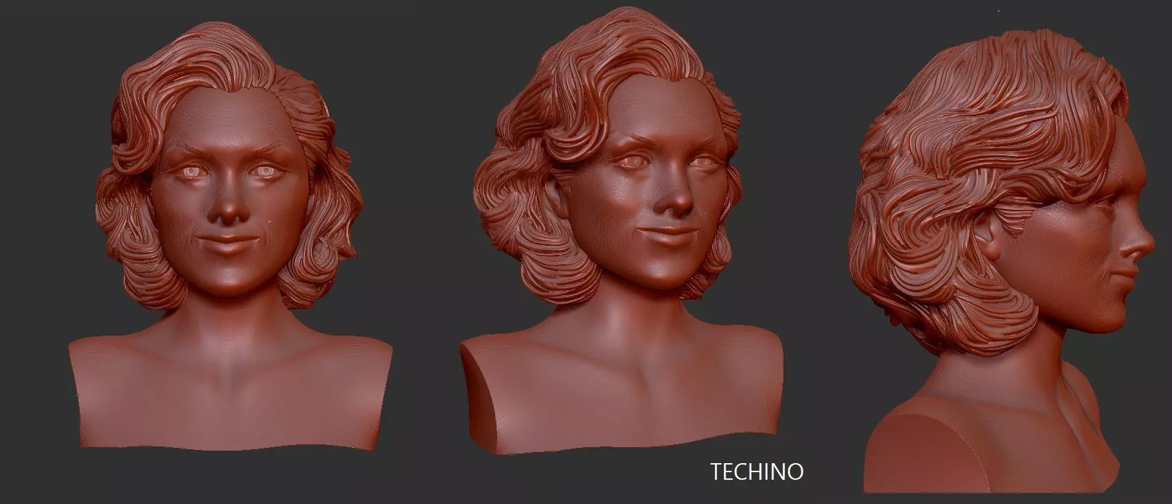 Marilyn Monroe Portrait 3d print 3D print model