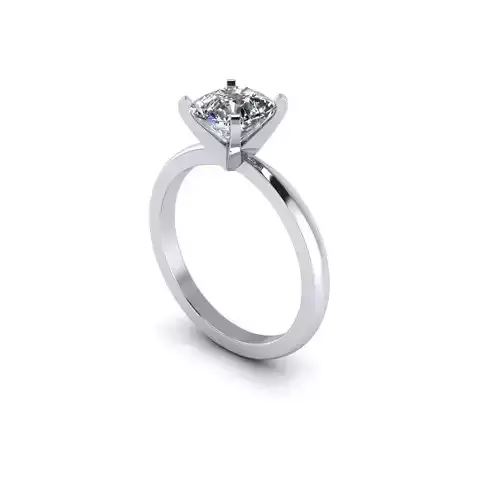 Solitaire Diamond Engagement Ring R155