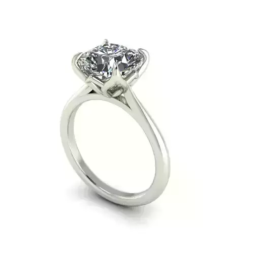 Solitaire Diamond Wedding Ring R161