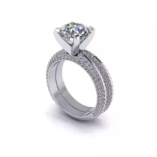 Matching Diamond Engagement Ring R147