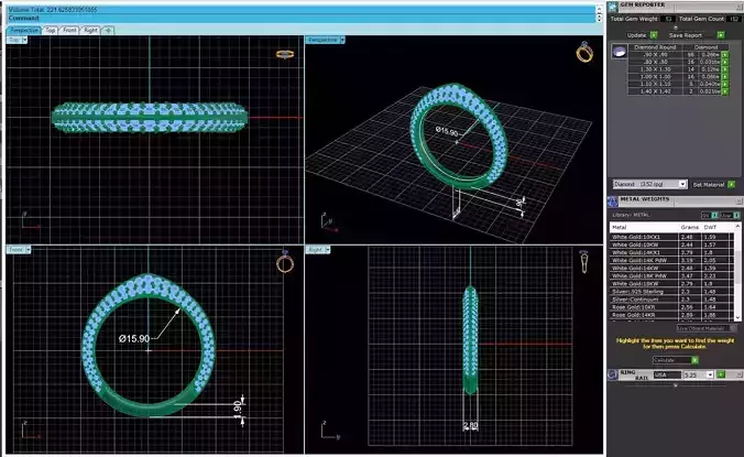 Women Diamond Engagement Ring R149