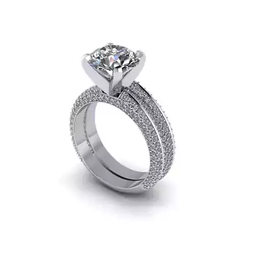 Matching Diamond Women Rings Package R30