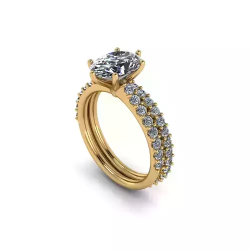 Matching Diamond Women Rings R158