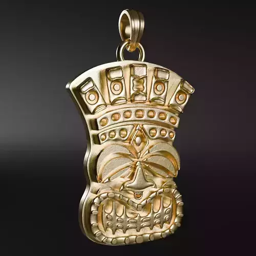 Mask Polynesia symbols - 3D printable model