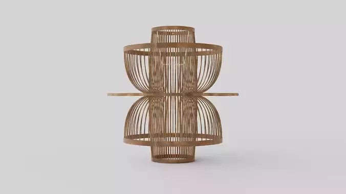 Ceiling Lamp Rattan 1