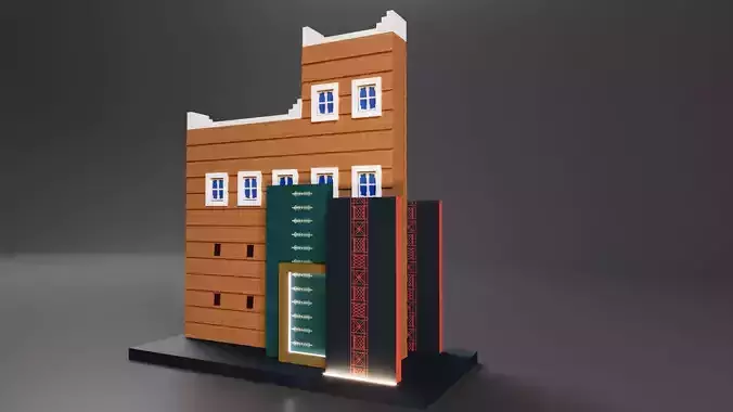 Old Arabic house 3D