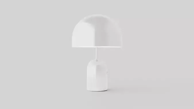 Bell Table Lamp Light Chrome
