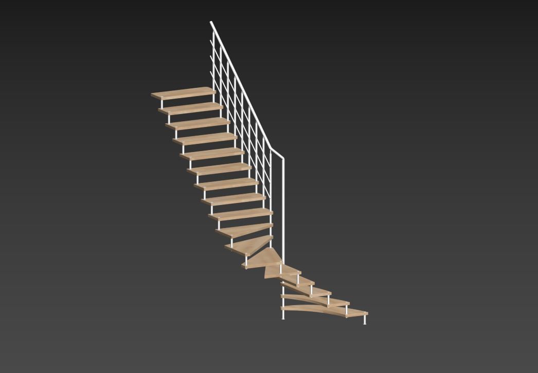staircase 3D model_12