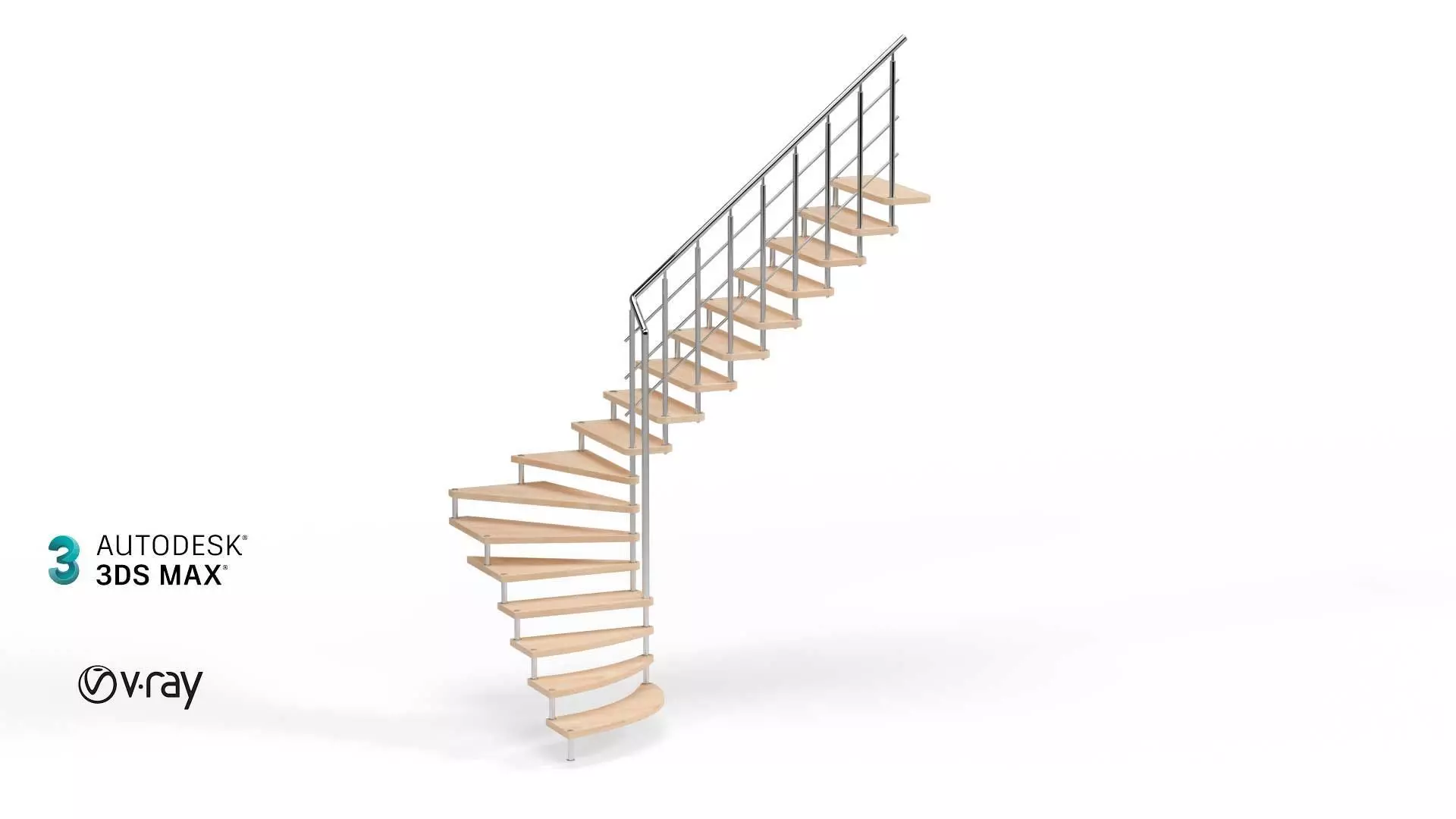 staircase 3D model_0