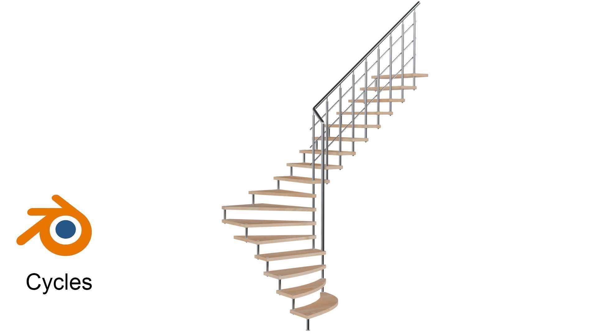 staircase 3D model_6