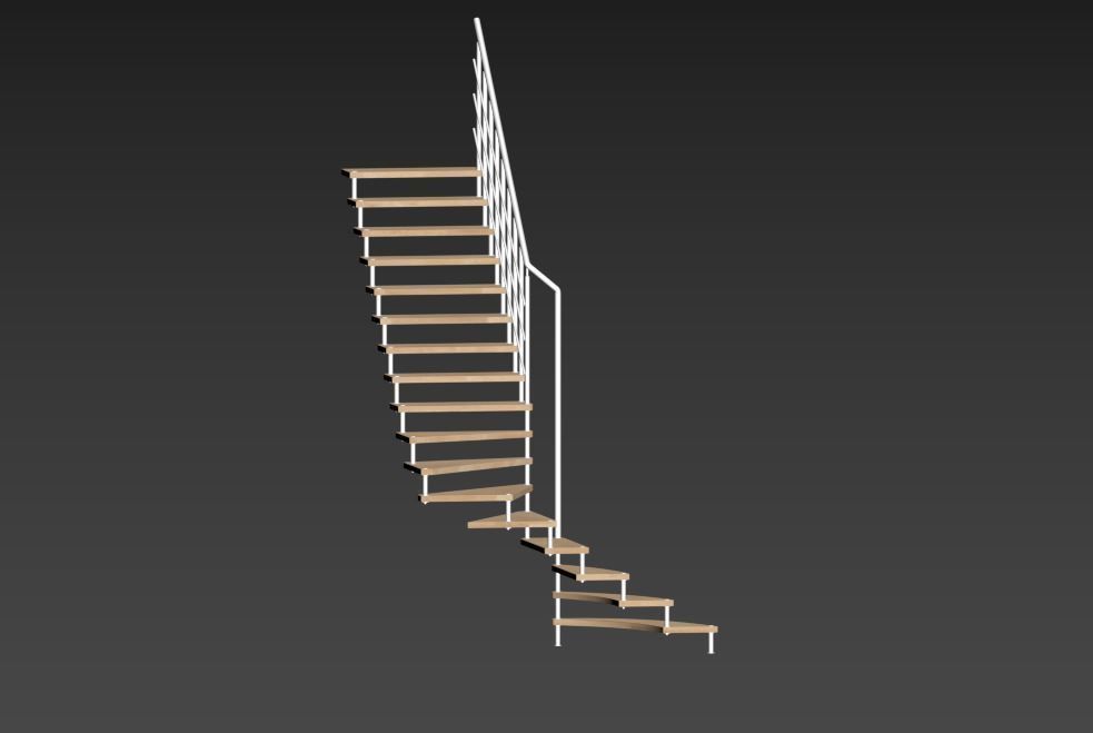 staircase 3D model_11