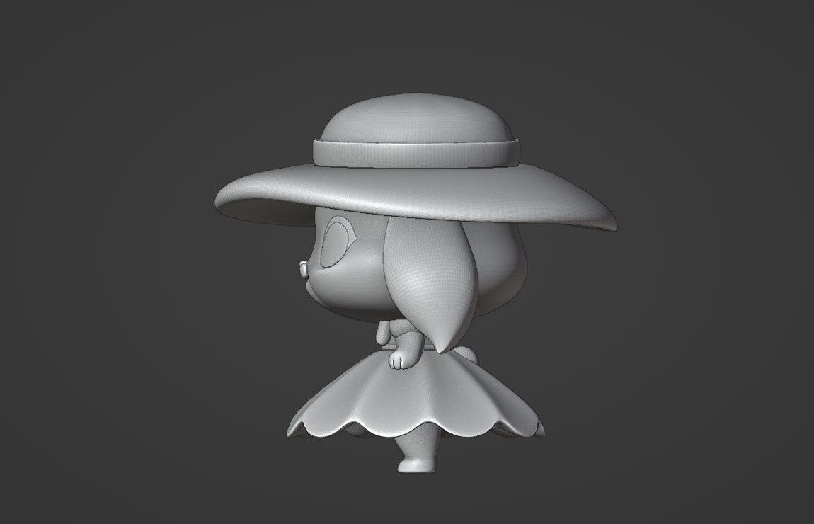 rabbit 3D print model_5