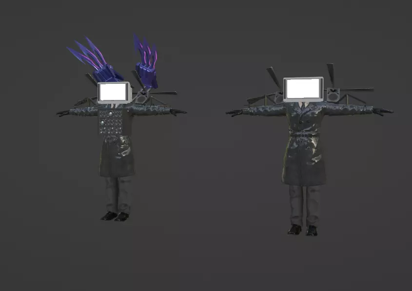 TV Man Titan Sub Zero 3D model
