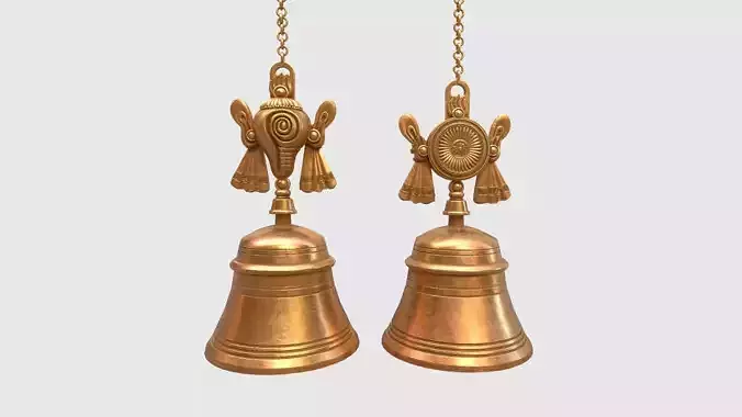 shanku chakra hanging bell 