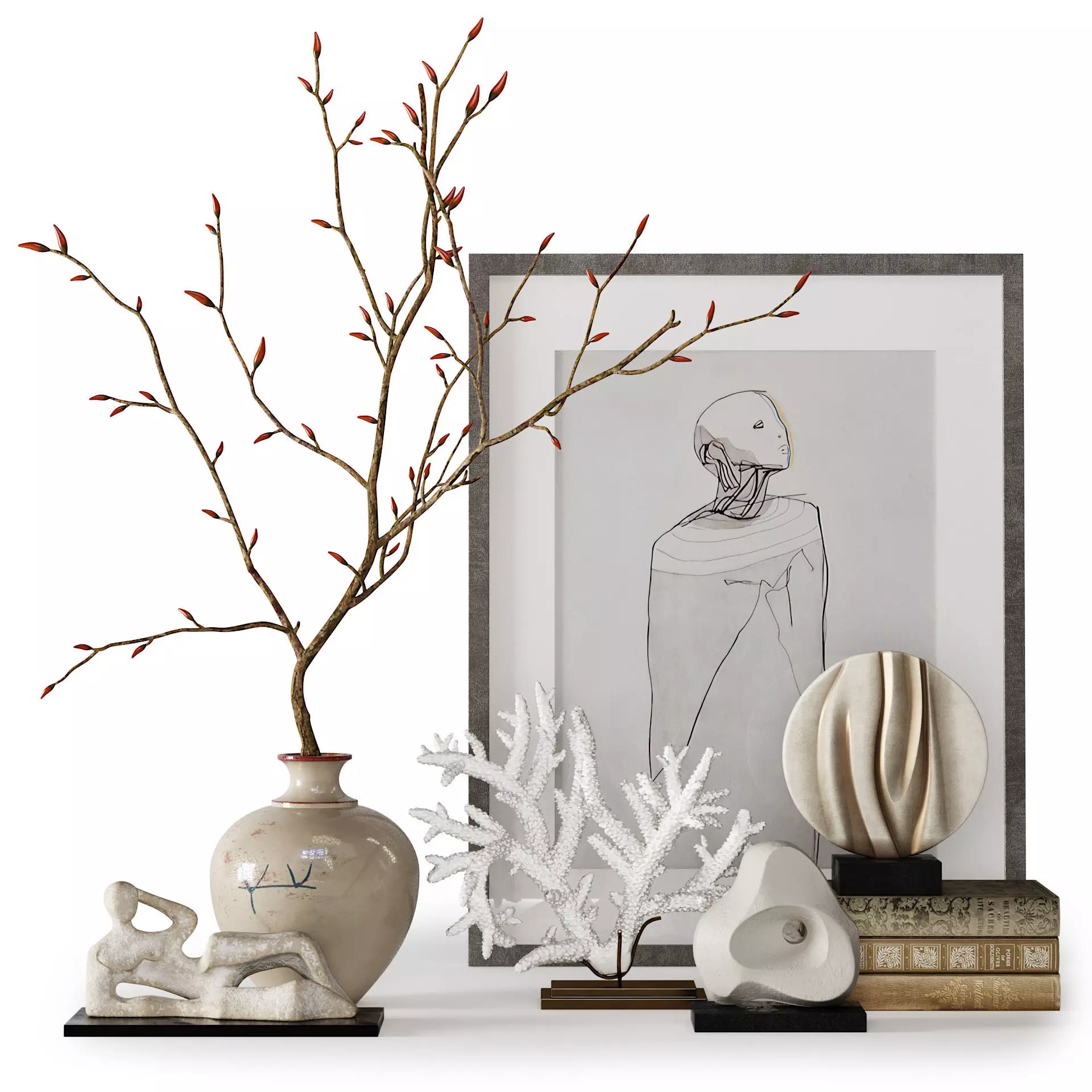 Decor Set 217 3D model_0