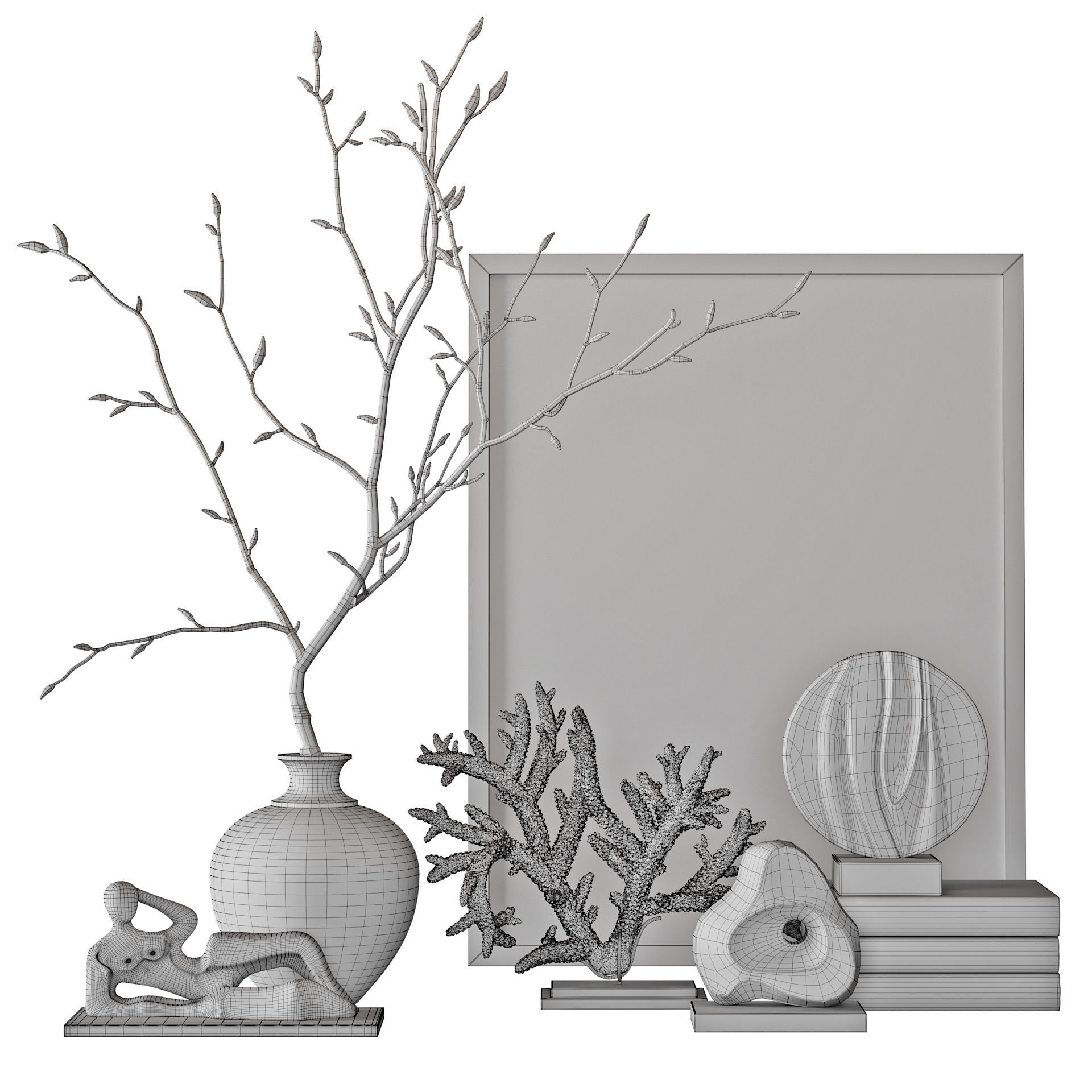 Decor Set 217 3D model_5