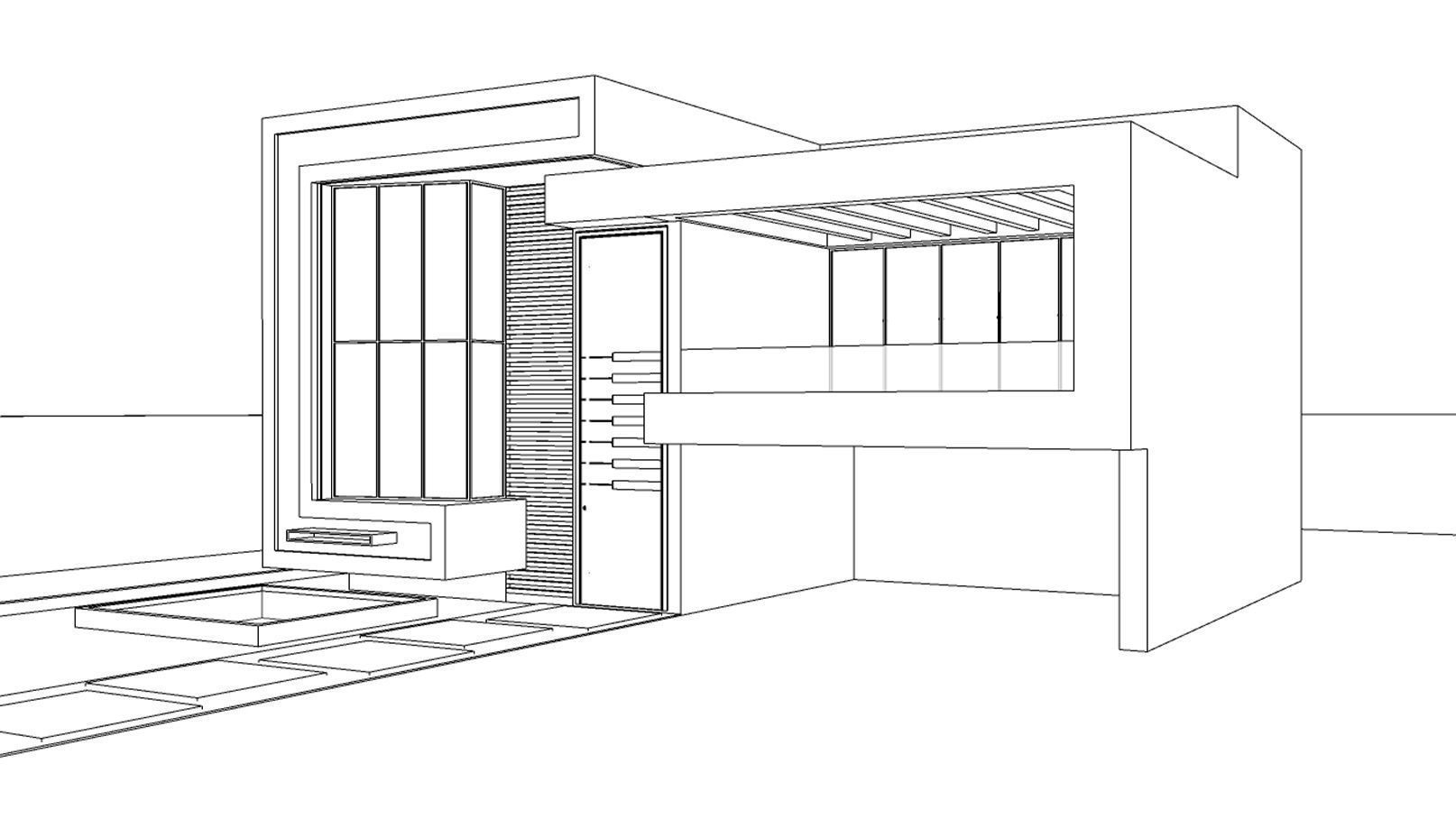 Modern Villa Modeled with SketchUp and Rendered with Lumion  3D model_7