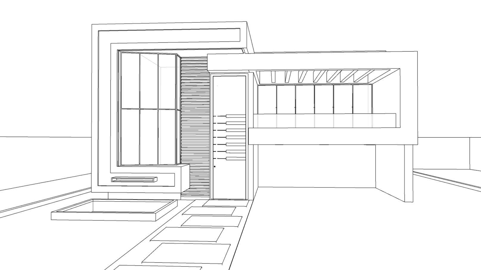 Modern Villa Modeled with SketchUp and Rendered with Lumion  3D model_5