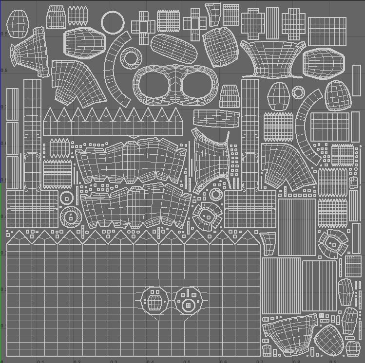 Game Ready Scifi Asset Pack Low-poly 3D model_15