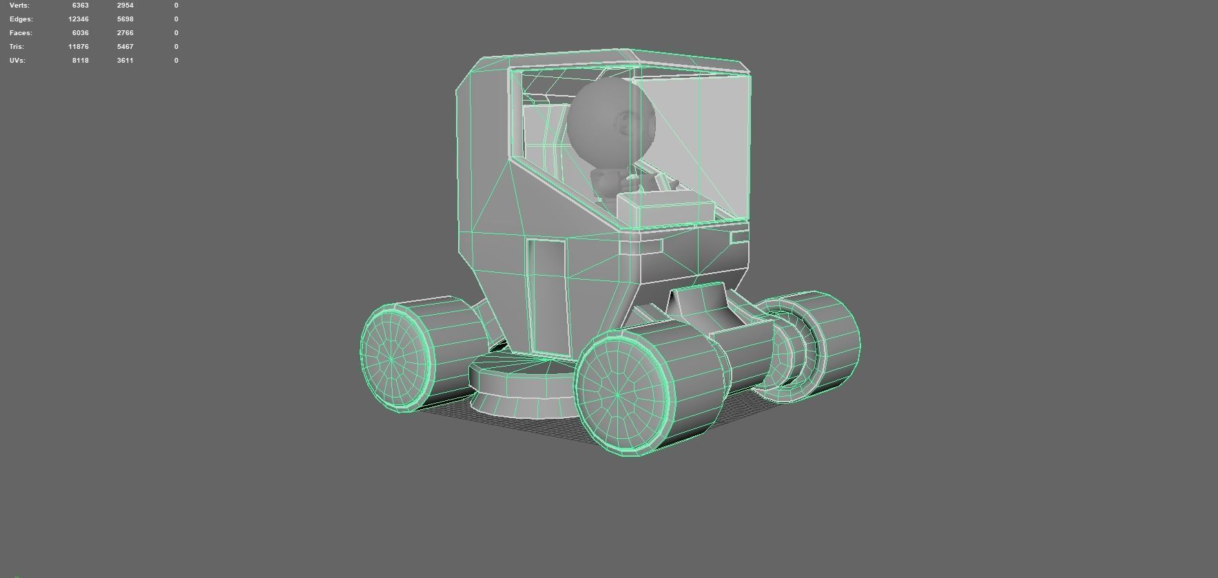 Game Ready Scifi Asset Pack Low-poly 3D model_13