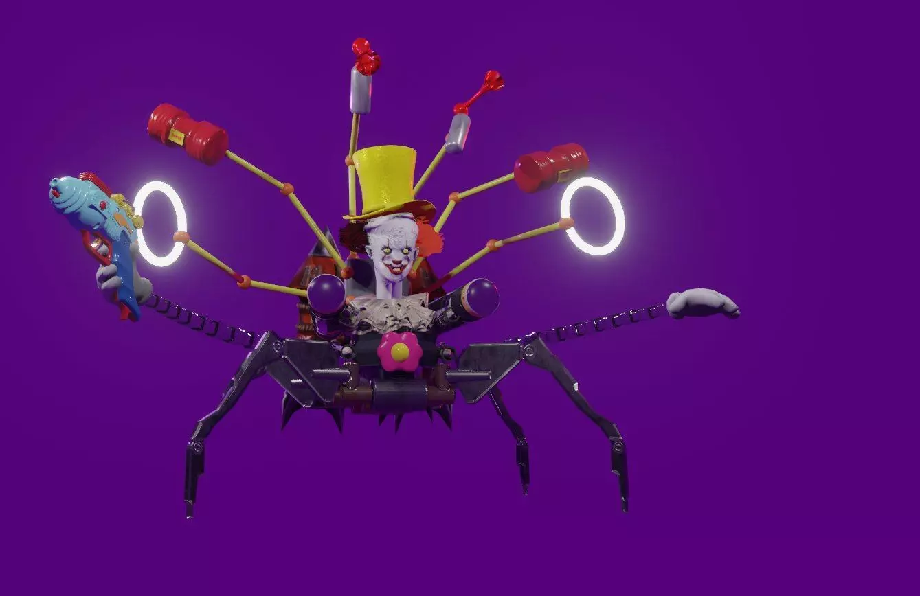 Skibidi clown 3D model